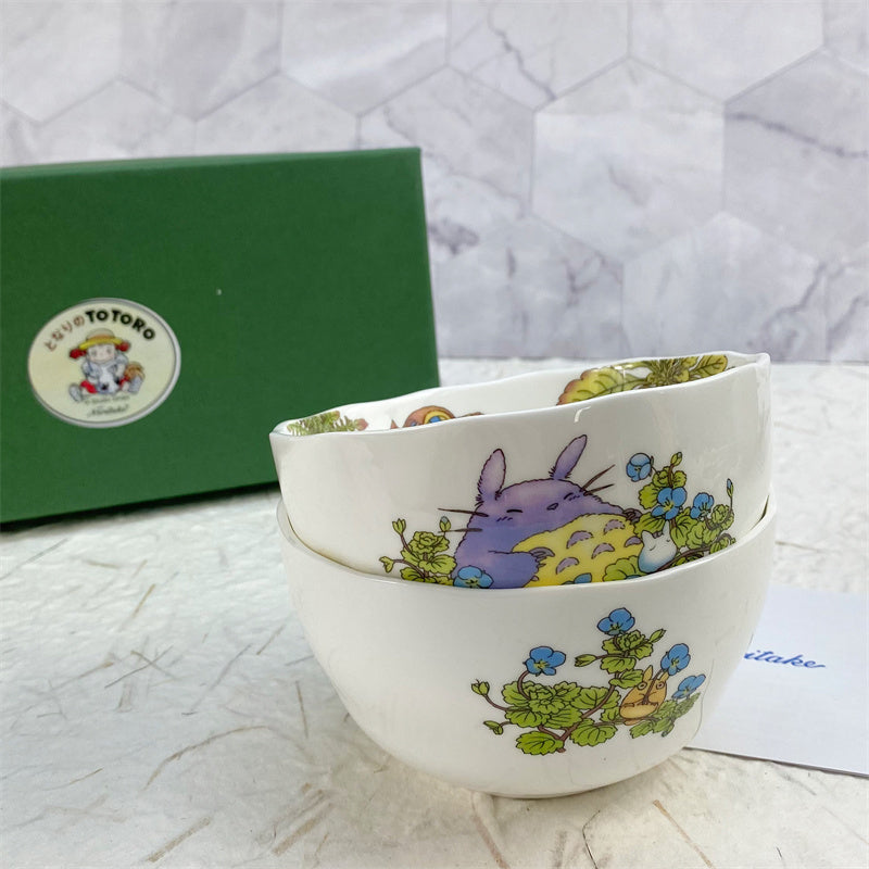 TOTORO© Noritake x My Neighbor Totoro Rice Bowl 2in1