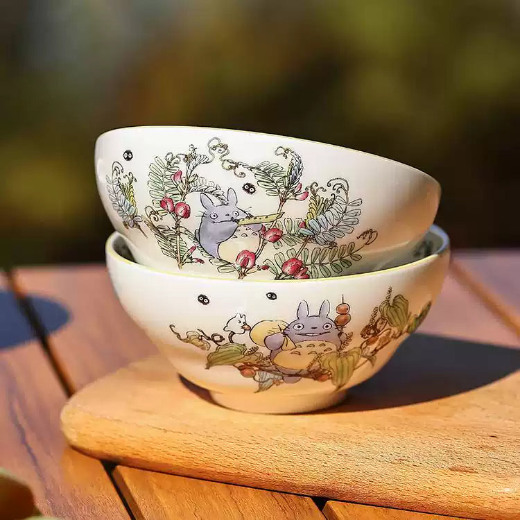 TOTORO© Noritake x My Neighbor Totoro Rice Bowl 2in1