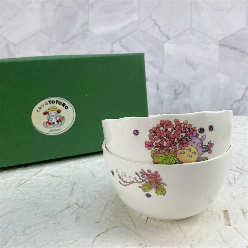 TOTORO© Noritake x My Neighbor Totoro Rice Bowl 2in1