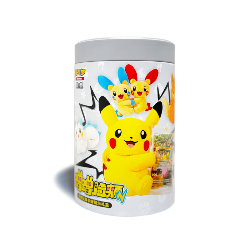 POKEMON Cheek Rubbing Plush & Card Collection Mystery Box 6 Designs
