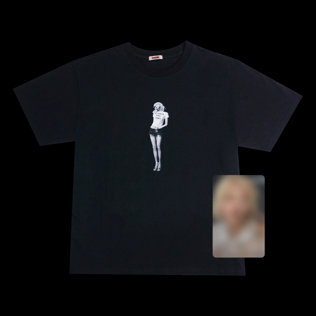 ROSE (BLACKPINK) - ROSIE BLACK T-SHIRT OFFICIAL MD