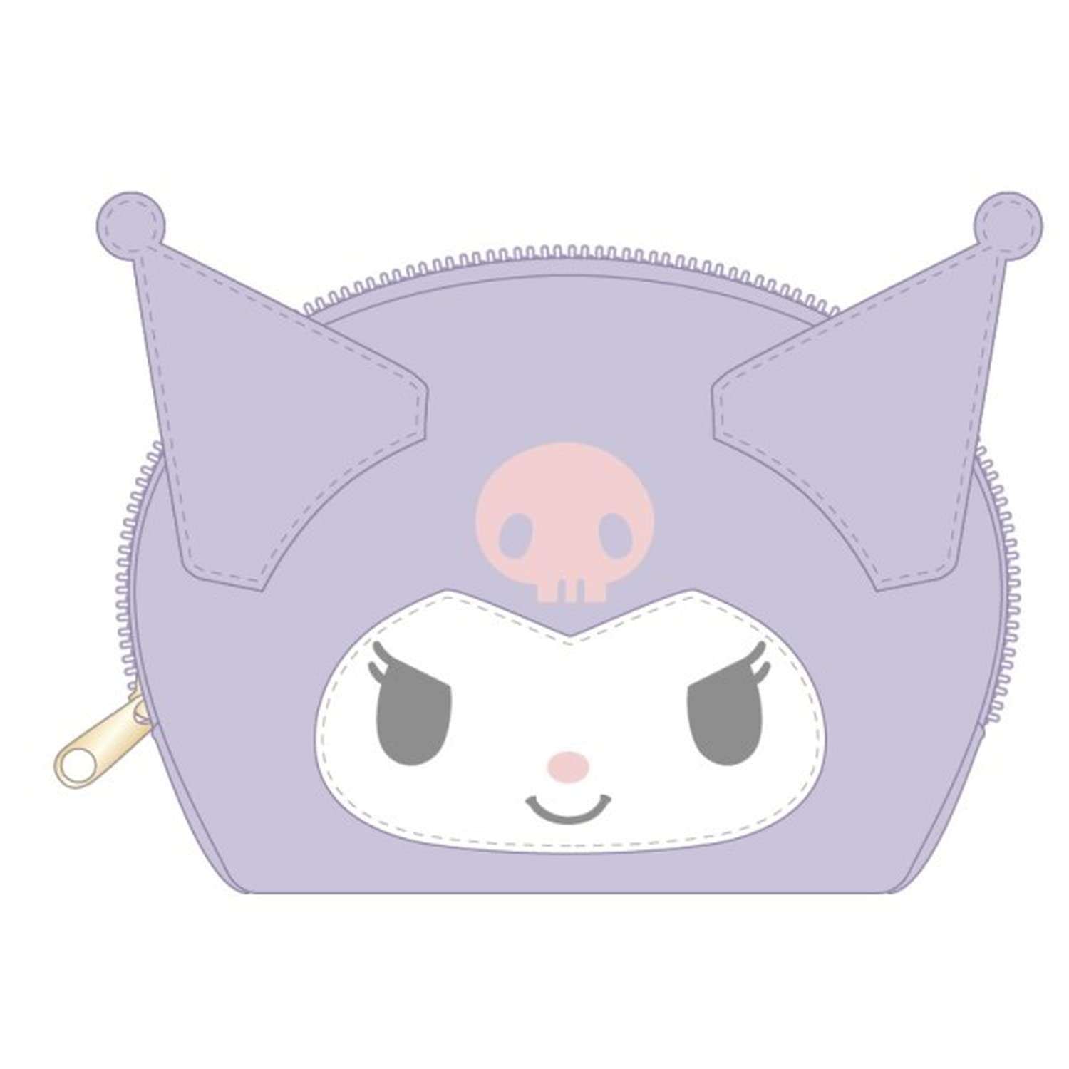SANRIO© Kuromi Face Pouch (Japan Edition)