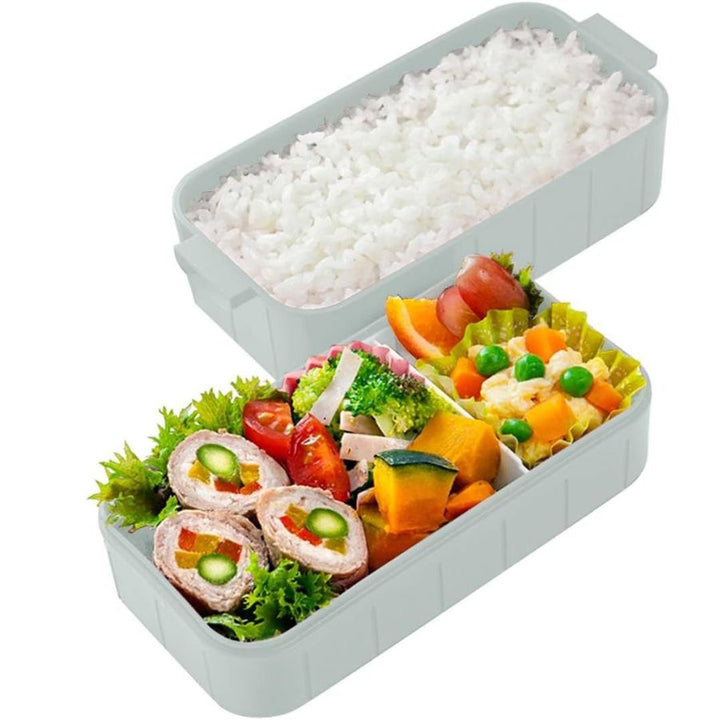 DORAEMON© SKATER 2-Tier Divided Antibacterial Lunch Box 600ml (Japan Edition)
