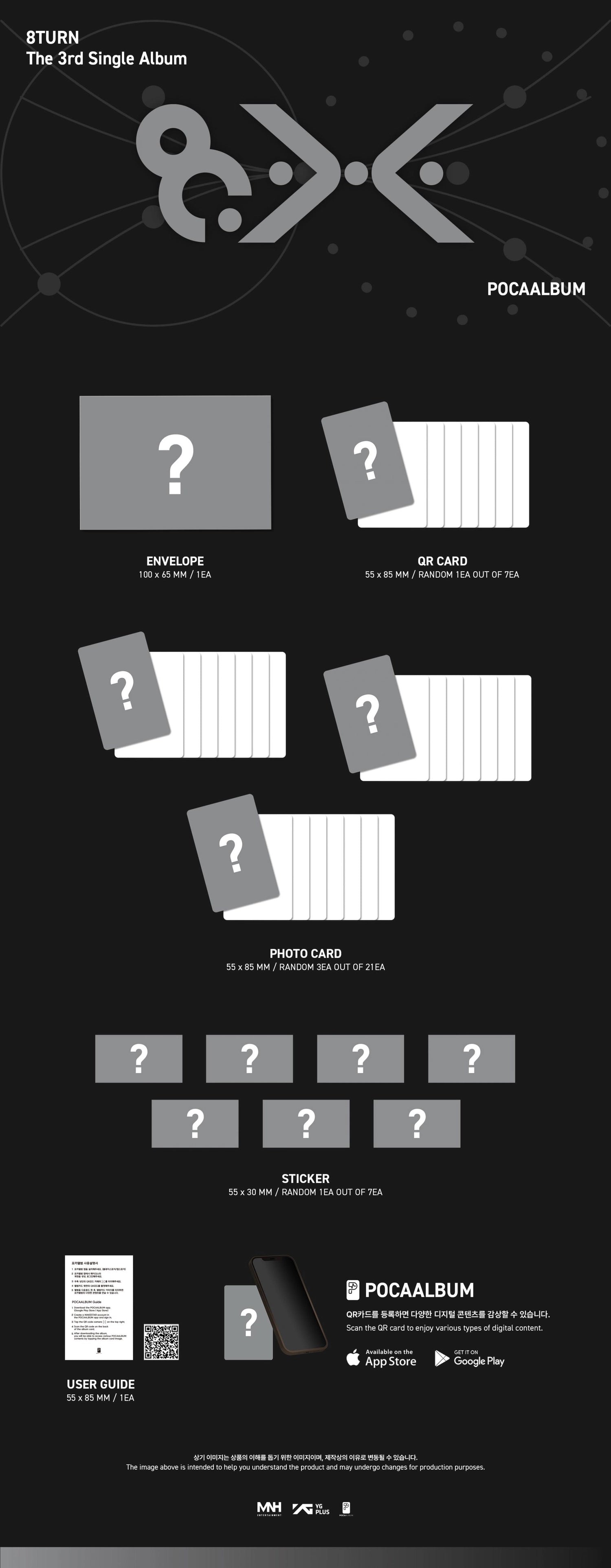 8TURN THE 3RD SINGLE ALBUM - 8.X (POCAALBUM)