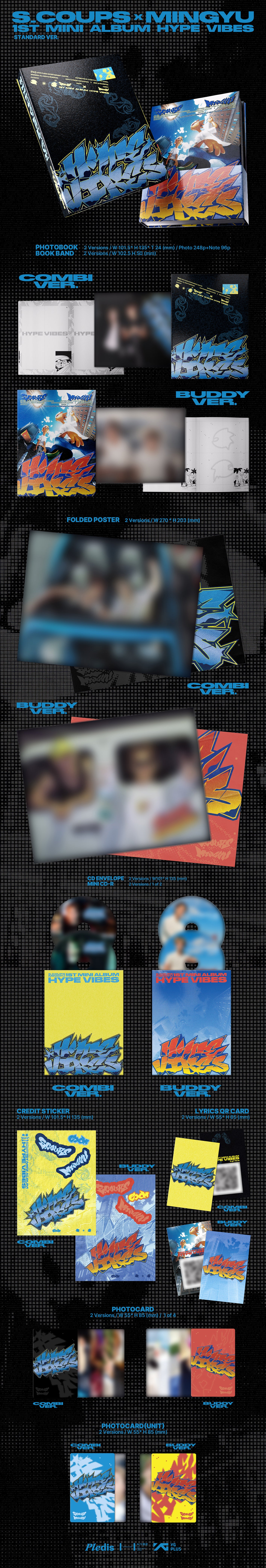 S.COUPSXMINGYU (SEVENTEEN) 1ST MINI ALBUM - HYPE VIBES