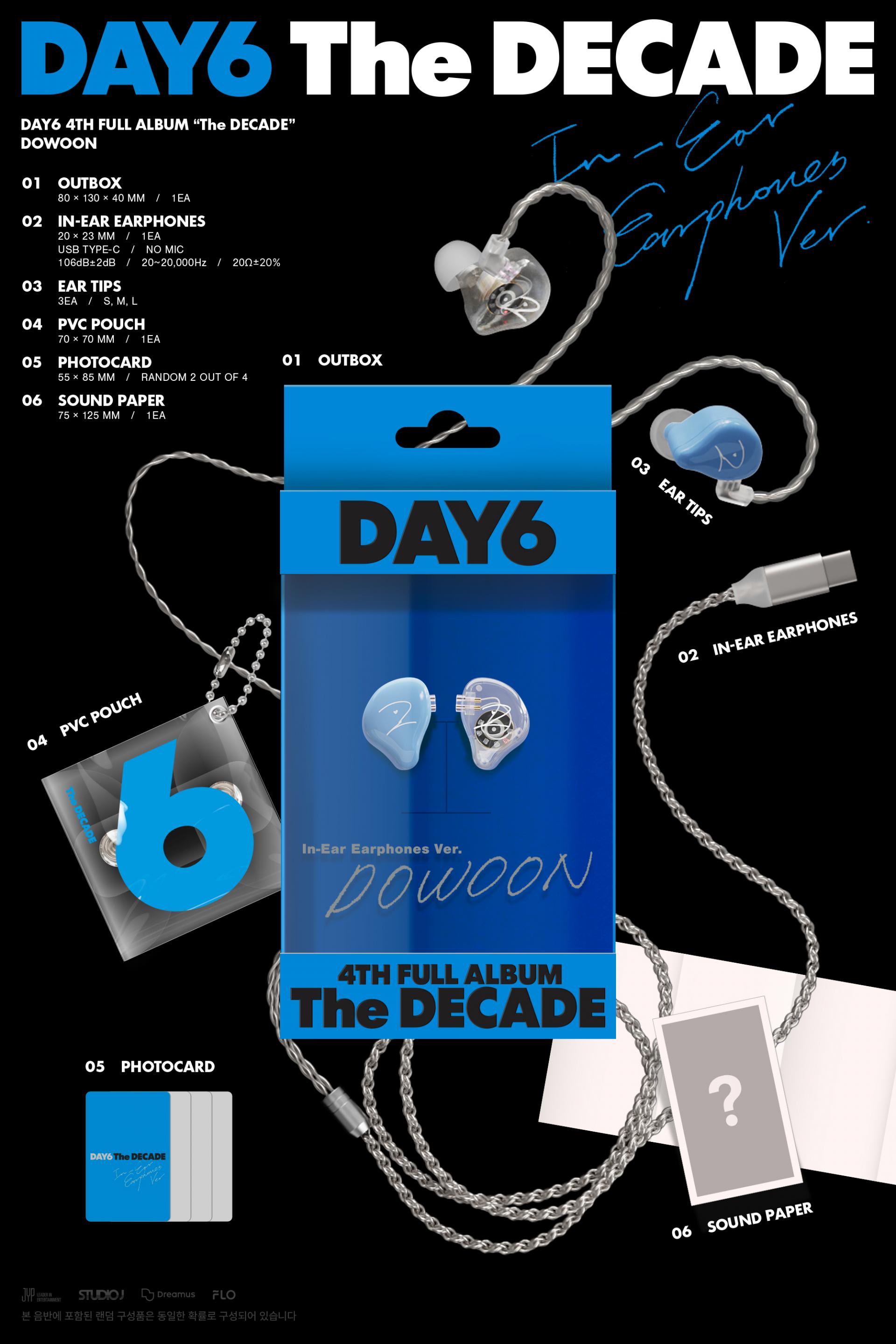 DAY6 - THE DECADE (IN-EAR EARPHONES VER.)