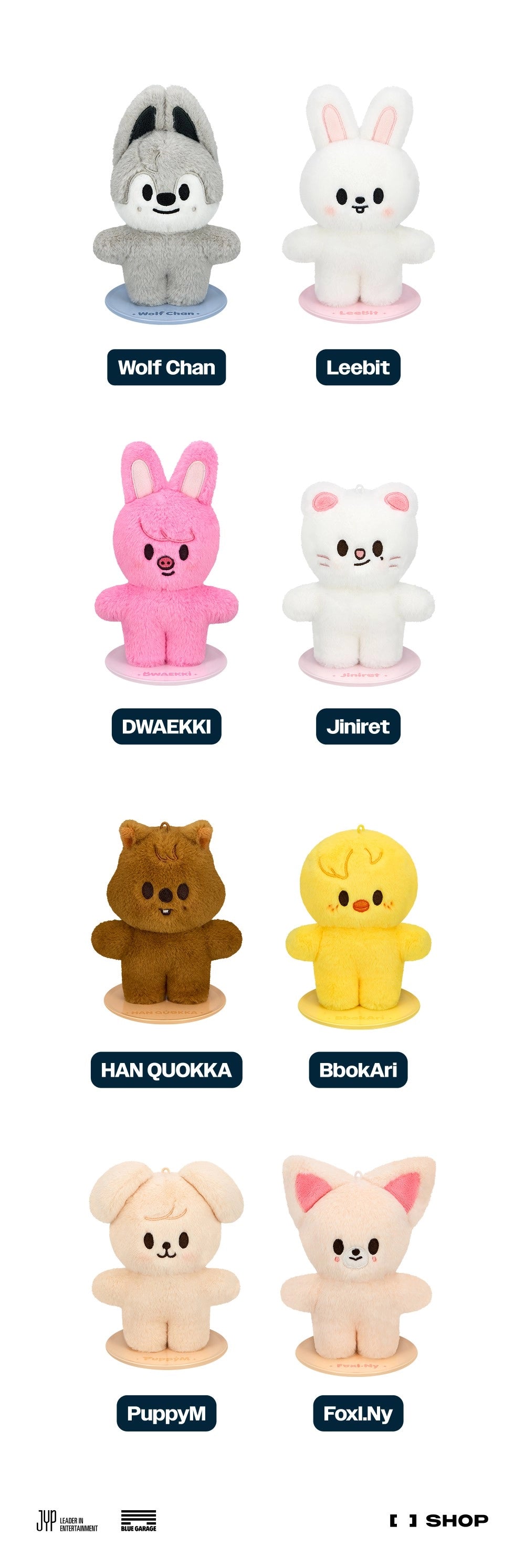 STRAY KIDS - DOMINATE : CELEBRATE POP-UP STORE MD - SKZOO PLUSH STANDING VER.
