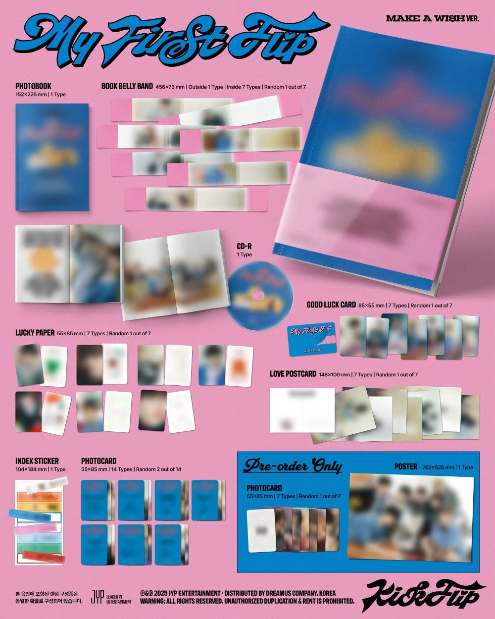 KICKFLIP 3RD MINI ALBUM - MY FIRST FLIP