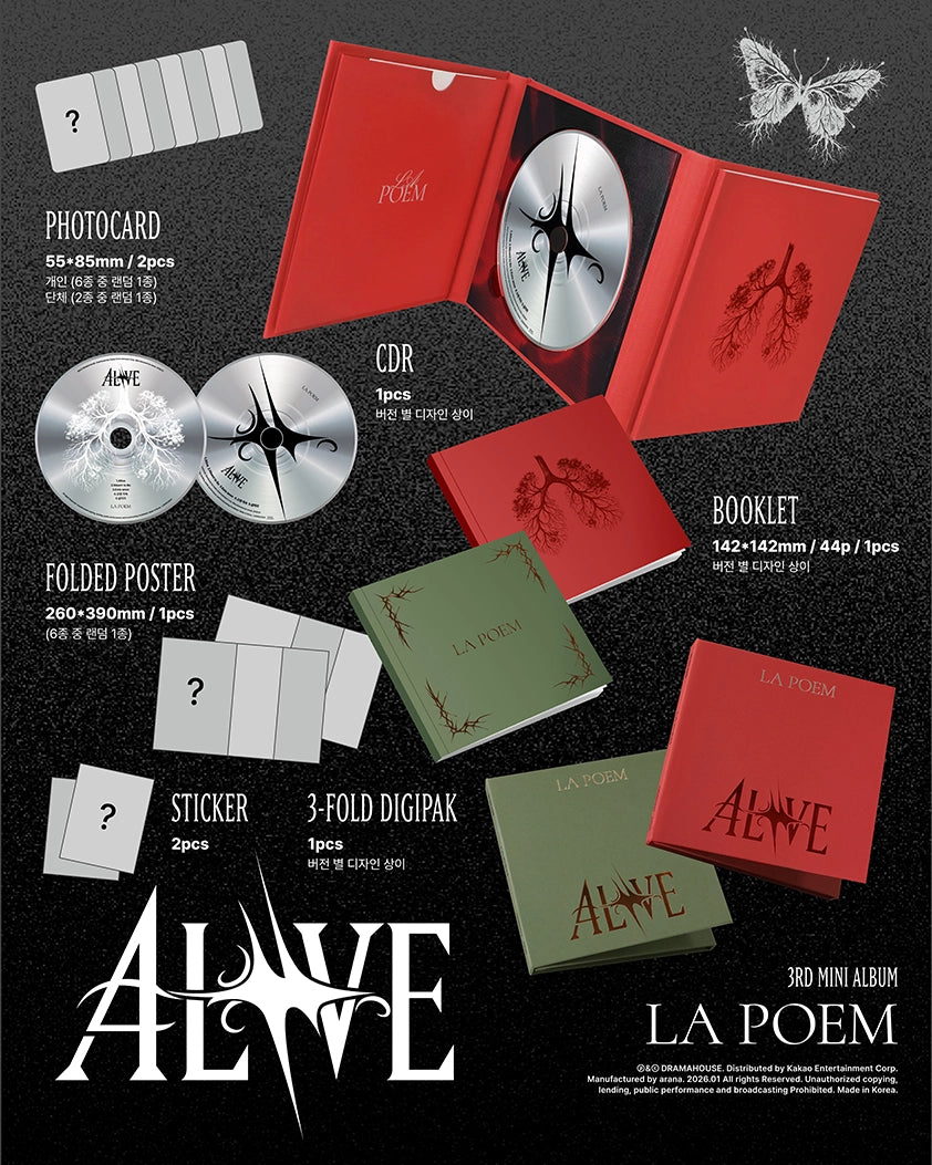 LA POEM 3RD MINI ALBUM - ALIVE