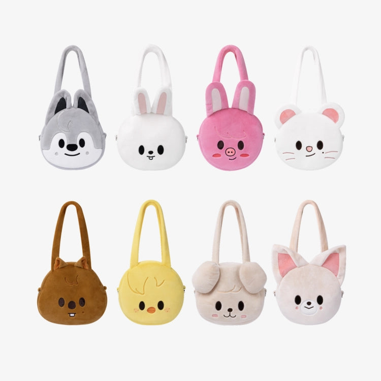 STRAY KIDS - SKZOO FACE SHOULDER BAG - SKZOO EVERYWHERE ALL AROUND THE WORLD MD