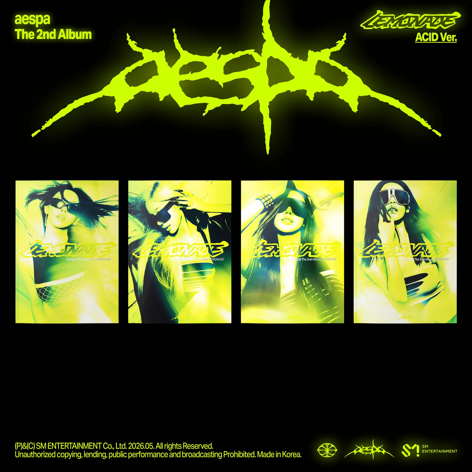 AESPA 2ND ALBUM - LEMONADE (ACID VER)