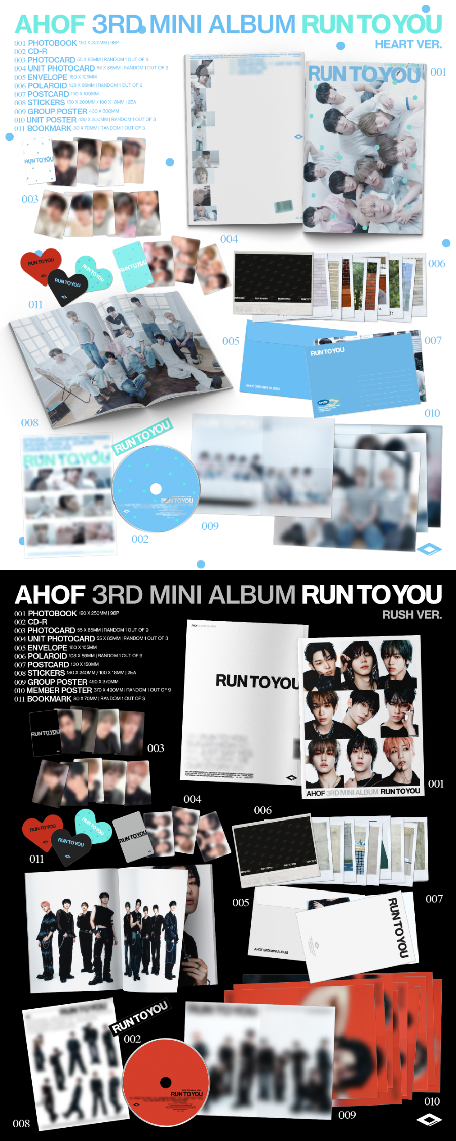 AHOF 3RD MINI ALBUM - RUN TO YOU (PHOTOBOOK VER.)