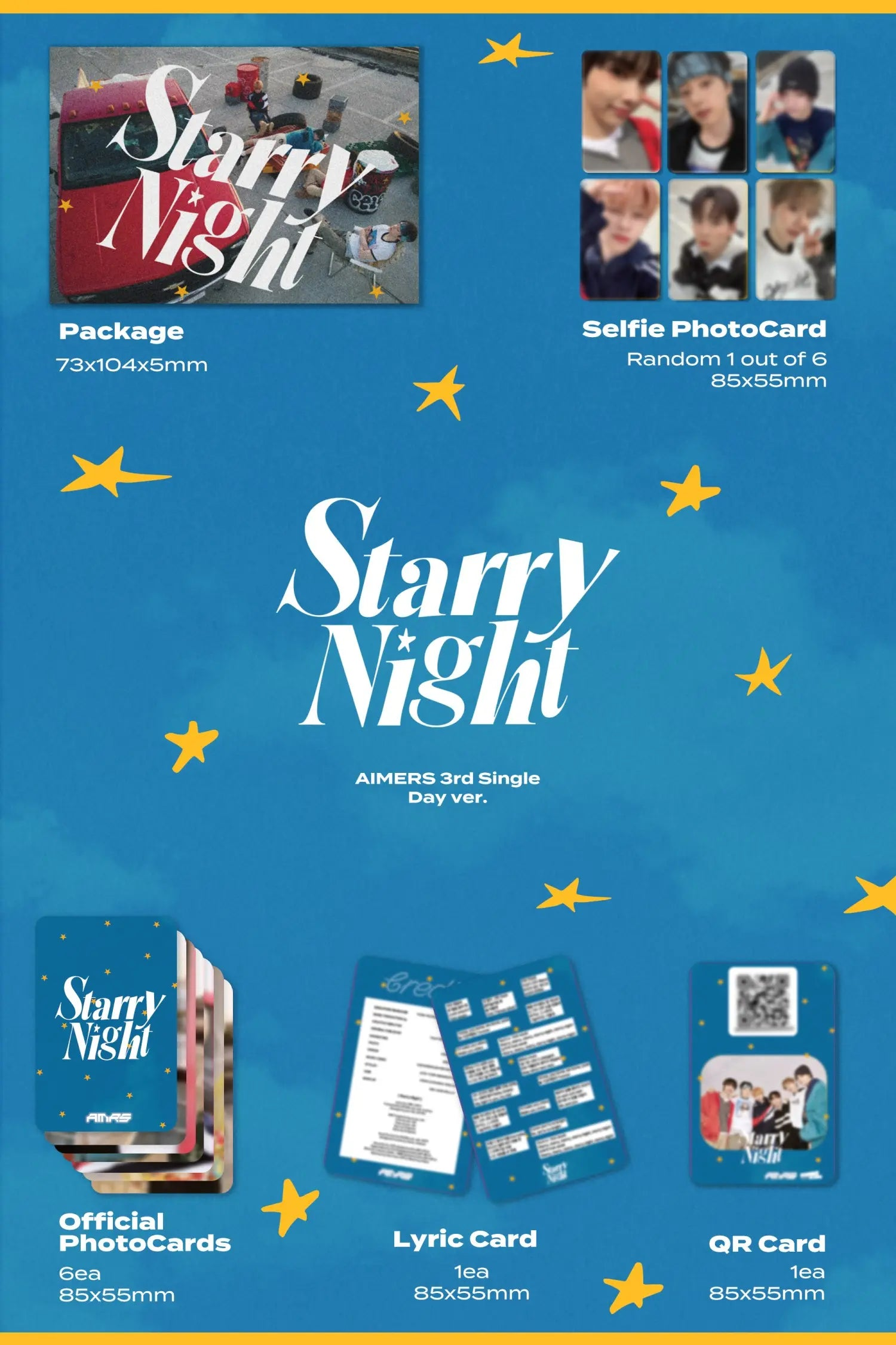 AIMERS 3RD SINGLE ALBUM - STARRY NIGHT