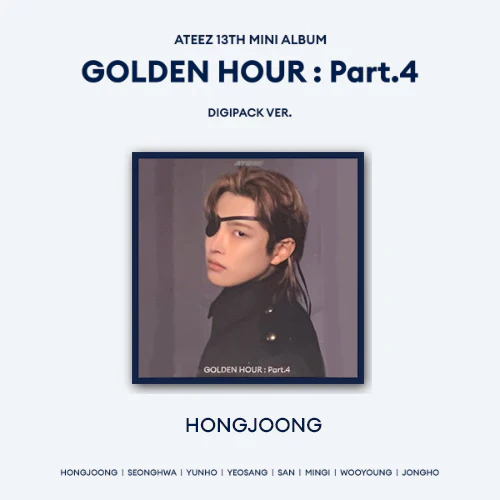 ATEEZ 13TH MINI ALBUM - GOLDEN HOUR : PART.4 (MEMBER DIGIPACK VER)