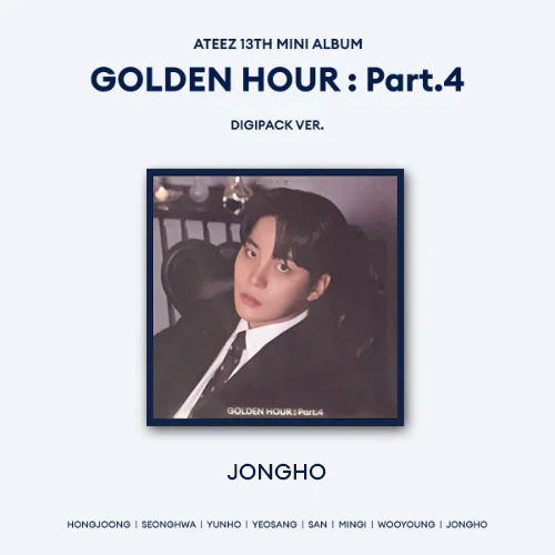 ATEEZ 13TH MINI ALBUM - GOLDEN HOUR : PART.4 (MEMBER DIGIPACK VER)