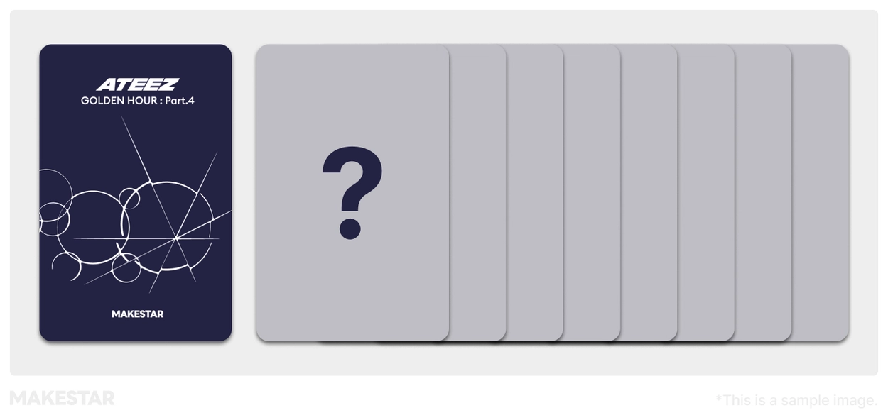 ATEEZ 13TH MINI ALBUM - GOLDEN HOUR : PART.4 (POCA ALBUM VER)