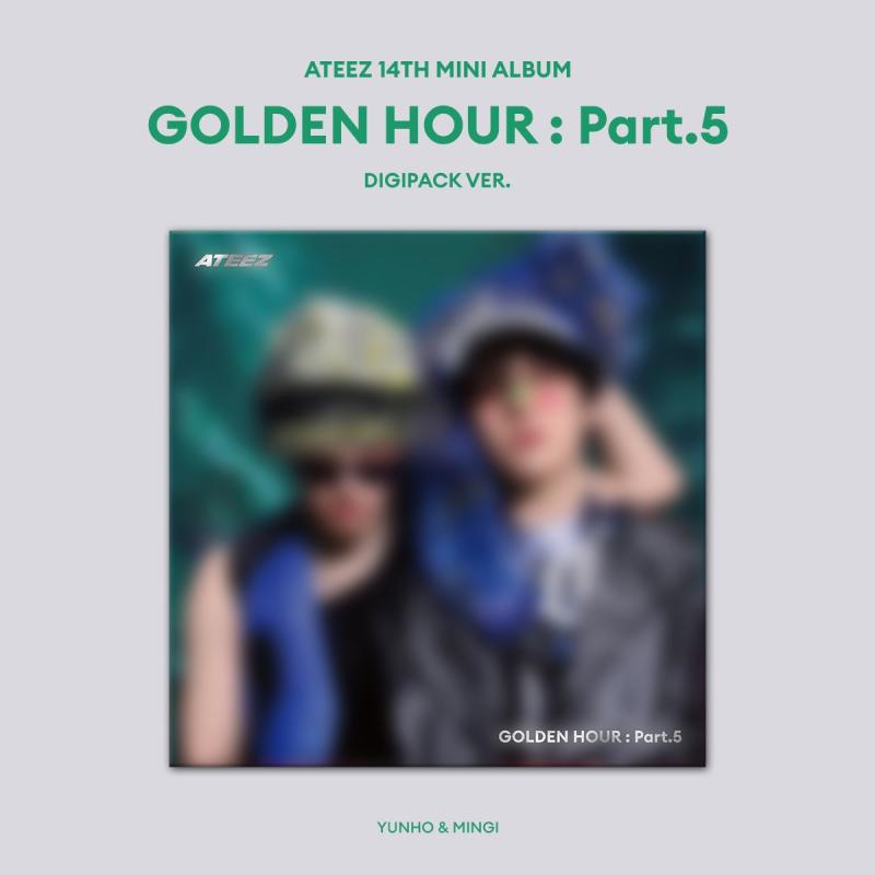 ATEEZ 14TH MINI ALBUM - GOLDEN HOUR : PART.5 (DIGIPACK UNIT VER.)