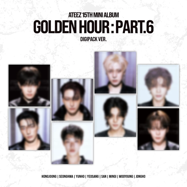 ATEEZ 15TH MINI ALBUM - GOLDEN HOUR : PART.6 (DIGIPACK VER)
