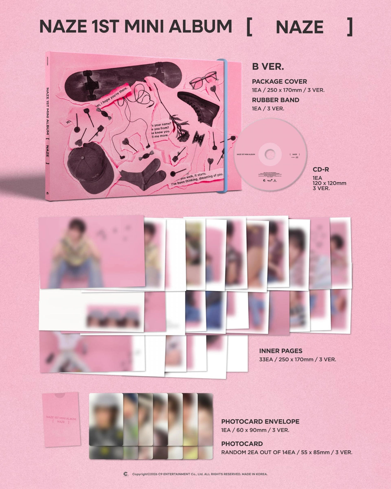 NAZE 1ST MINI ALBUM - NAZE