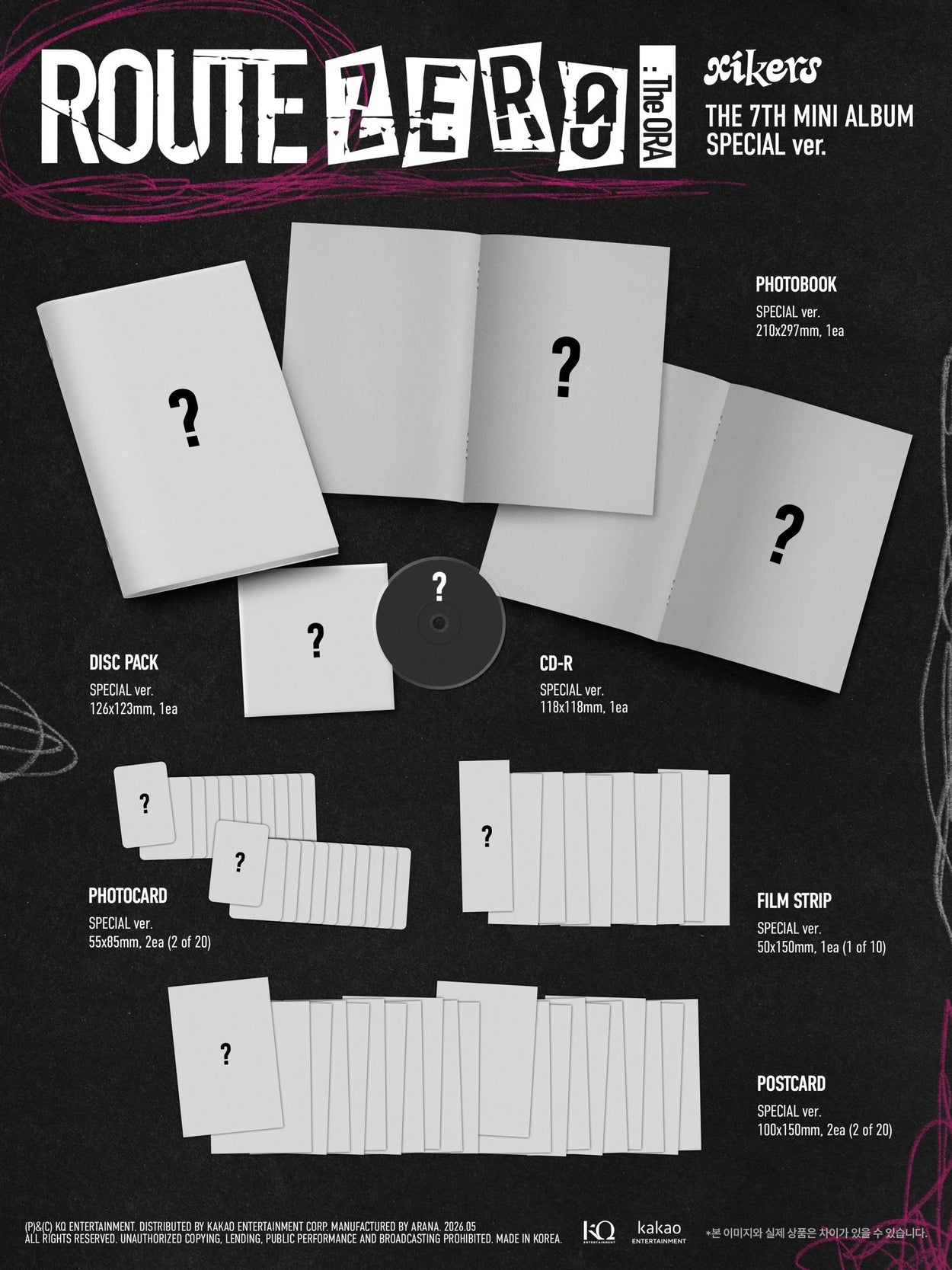 XIKERS 7TH MINI ALBUM - ROUTE ZERO : THE ORA