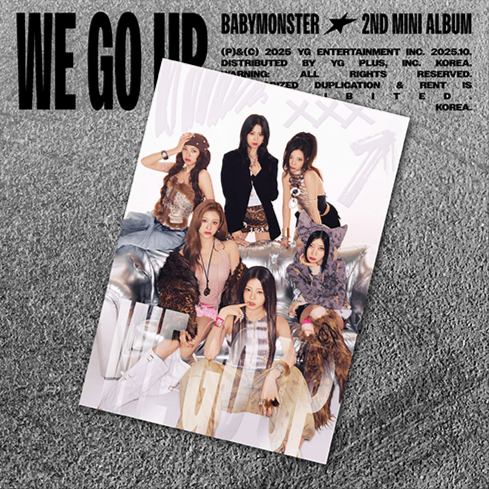 BABYMONSTER 2ND MINI ALBUM - WE GO UP (POSTCARD VER.)