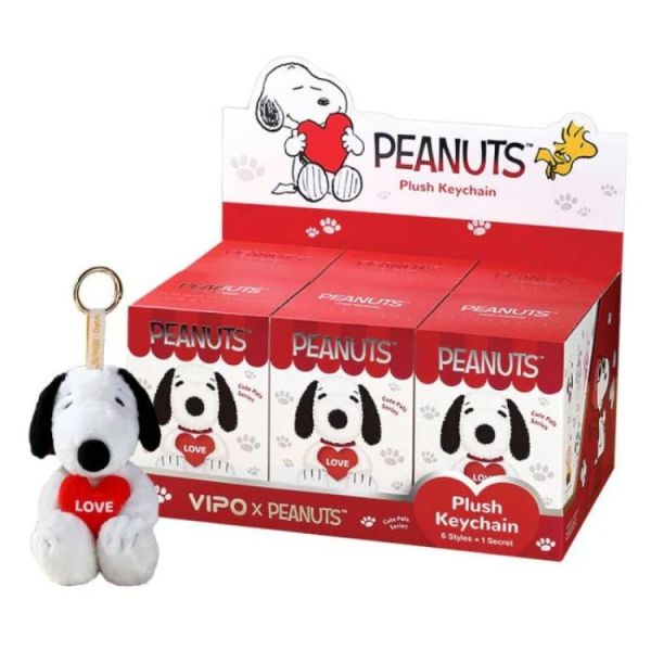 PEANUT SNOOPY© Plush Keychain Mystery Box 6 Designs