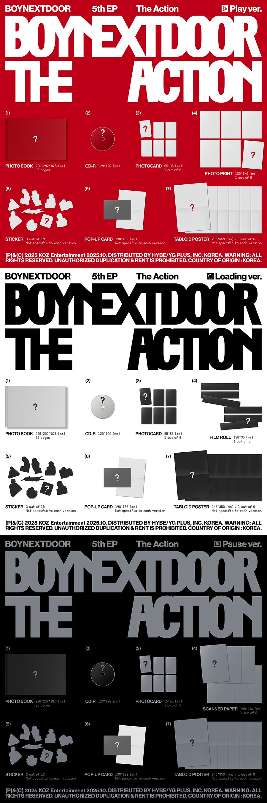BOYNEXTDOOR 5TH EP - THE ACTION