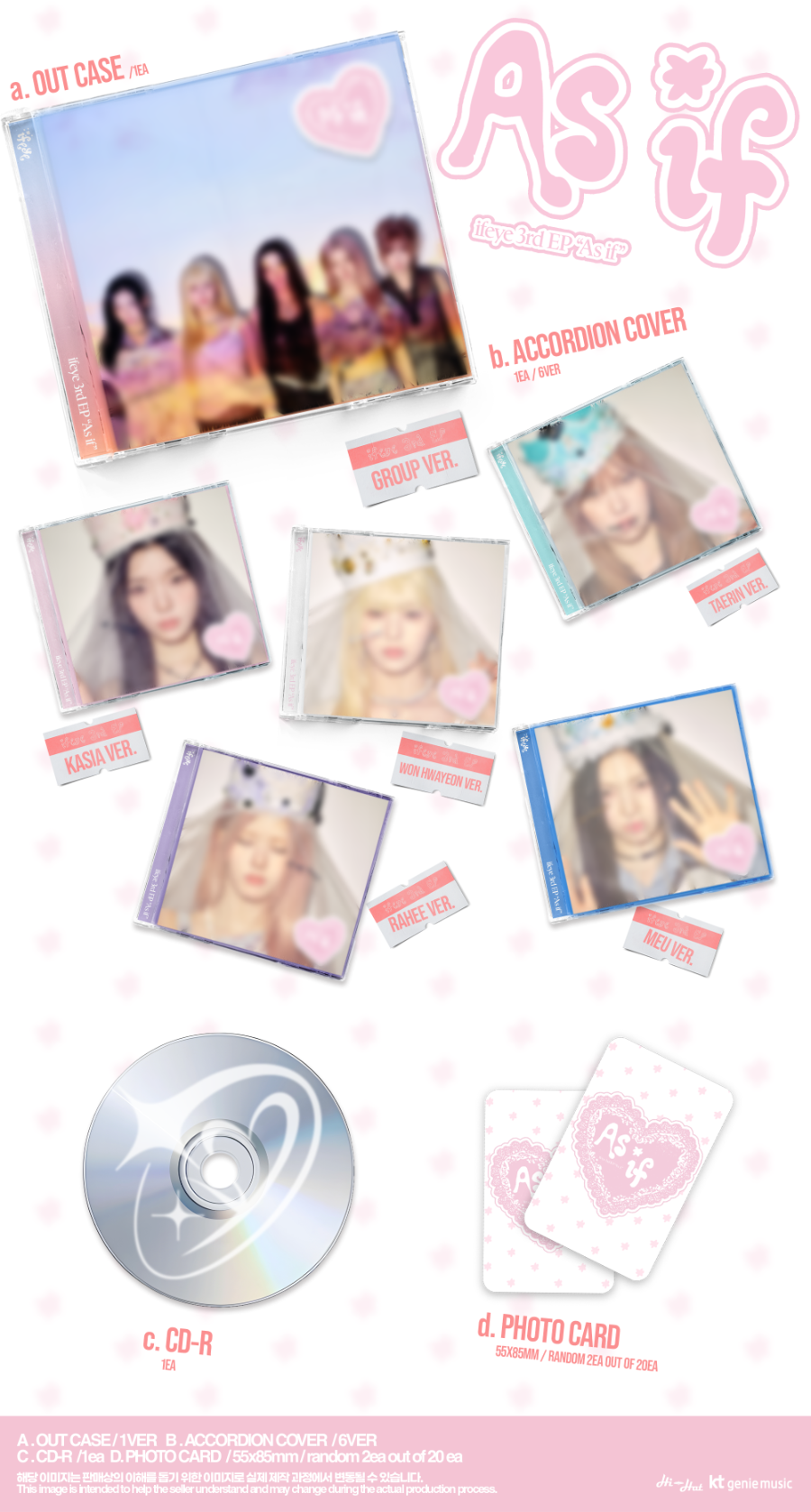 IFEYE 3RD EP ALBUM - AS IF (JEWEL VER.)