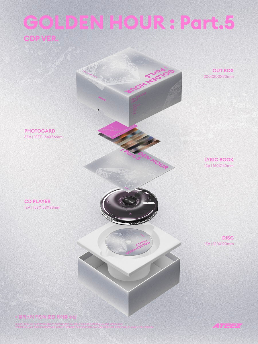 ATEEZ - GOLDEN HOUR : PART.5 (CDP VER.)