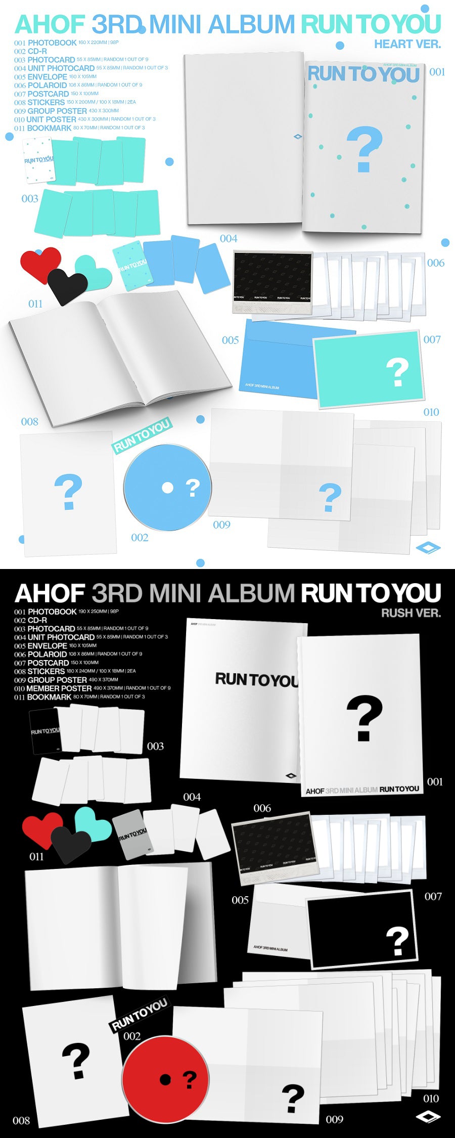 AHOF 3RD MINI ALBUM - RUN TO YOU (PHOTOBOOK VER.)