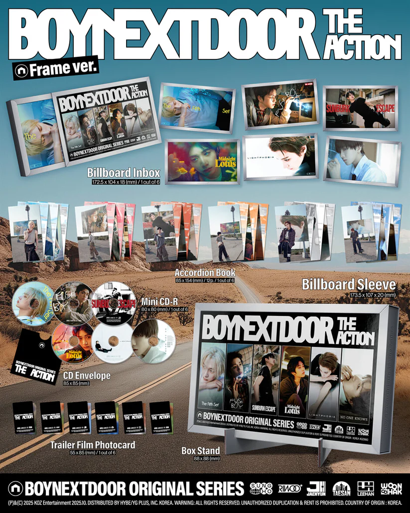 BOYNEXTDOOR 5TH EP - THE ACTION (FRAME VER.)