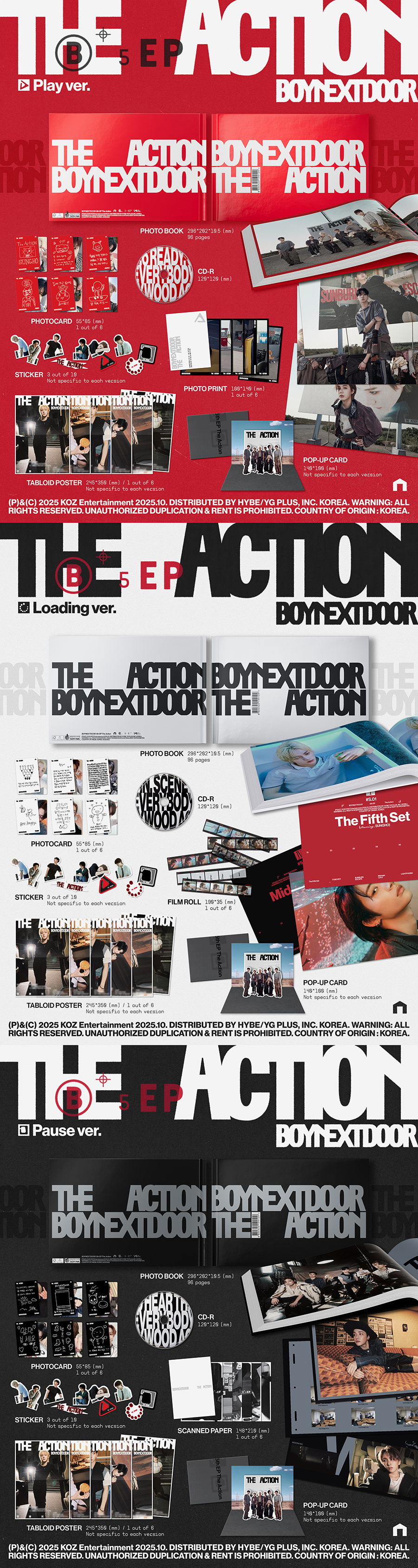 BOYNEXTDOOR 5TH EP - THE ACTION