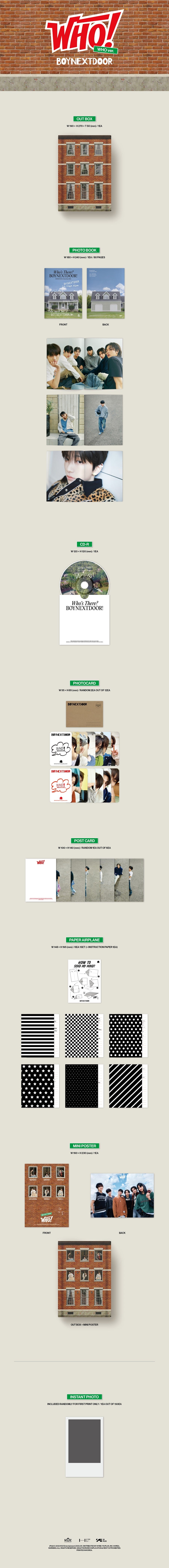 BOYNEXTDOOR 1ST SINGLE ALBUM - WHO!