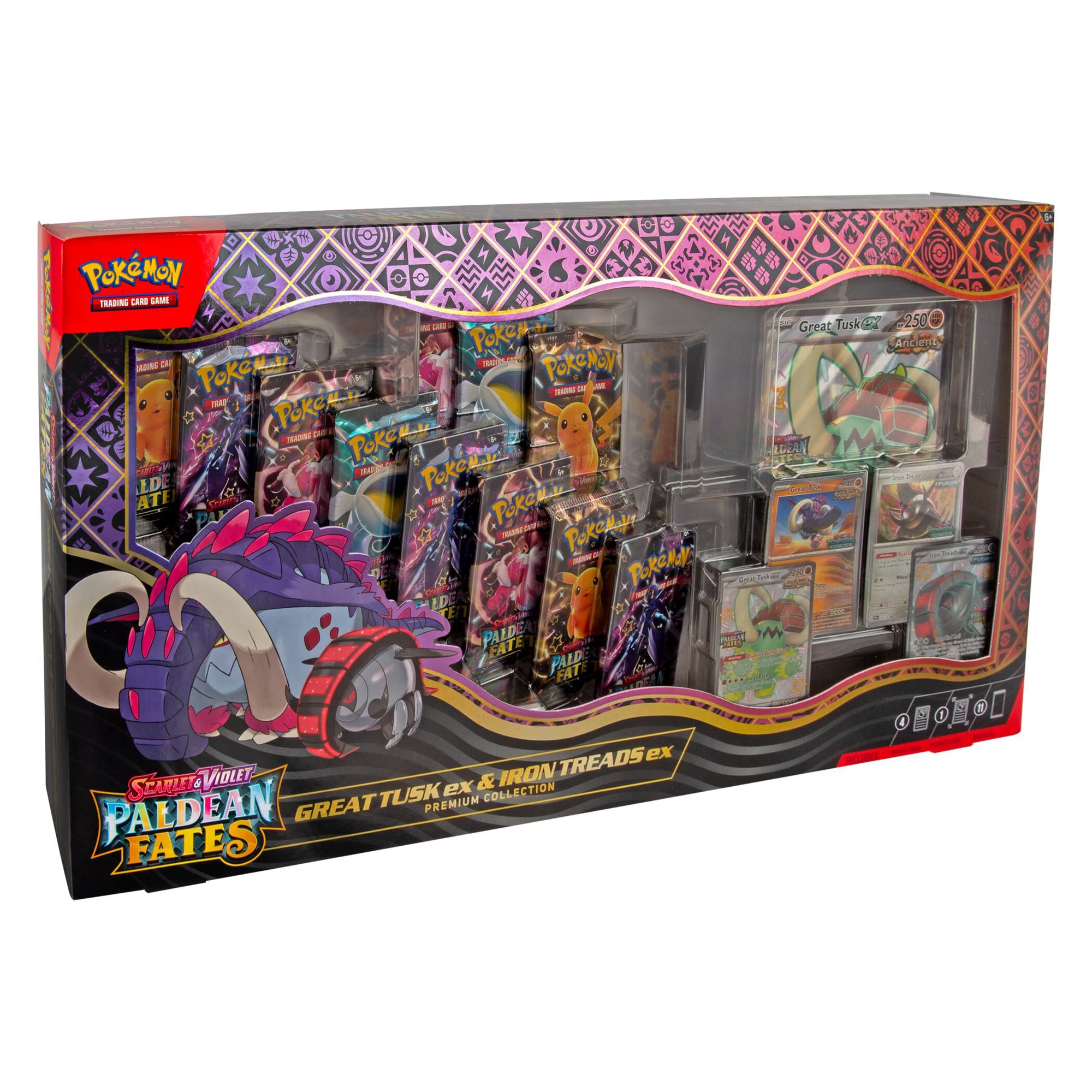 Pokémon TCG: Paldean Fates Great Tusk ex & Iron Threads ex Premium Collection