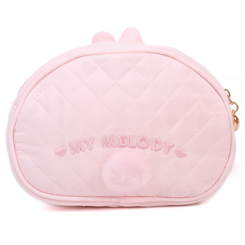 SANRIO© Quilted Crescent Pouch with Bow (Japan Limited Edition)