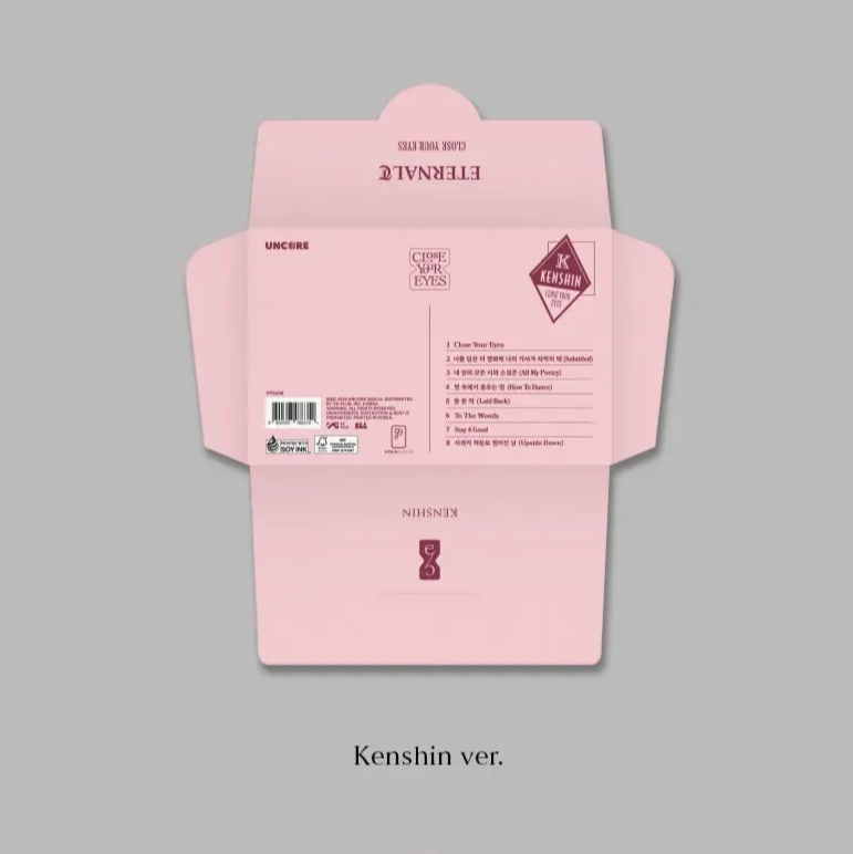 CLOSE YOUR EYES 1ST MINI ALBUM - ETERNALT (POCA ALBUM)