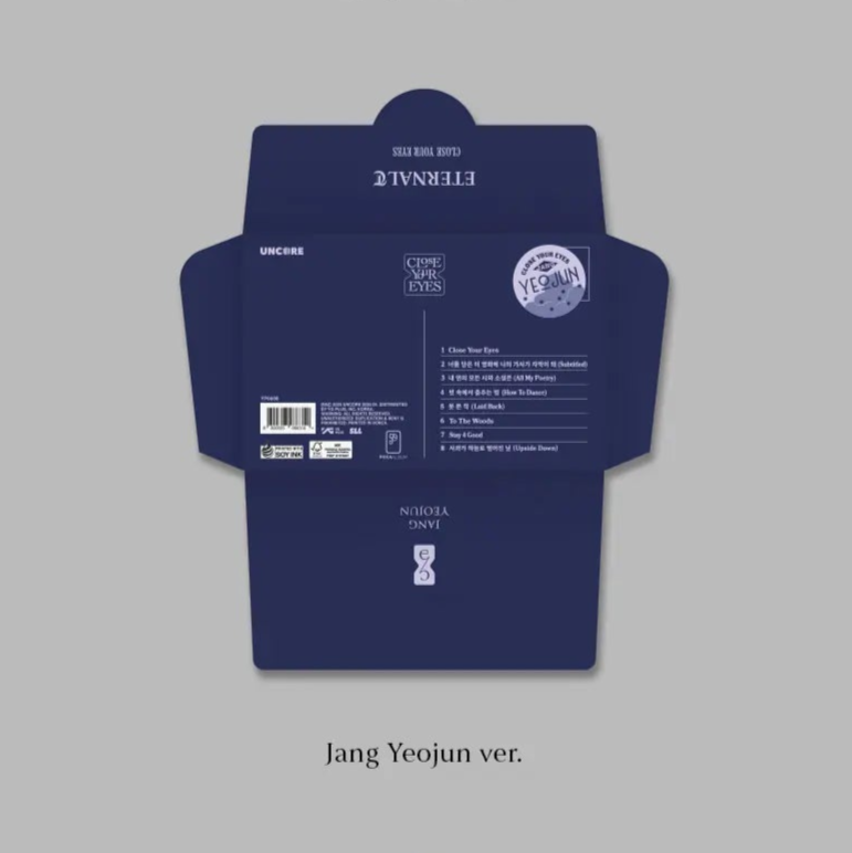 CLOSE YOUR EYES 1ST MINI ALBUM - ETERNALT (POCA ALBUM)