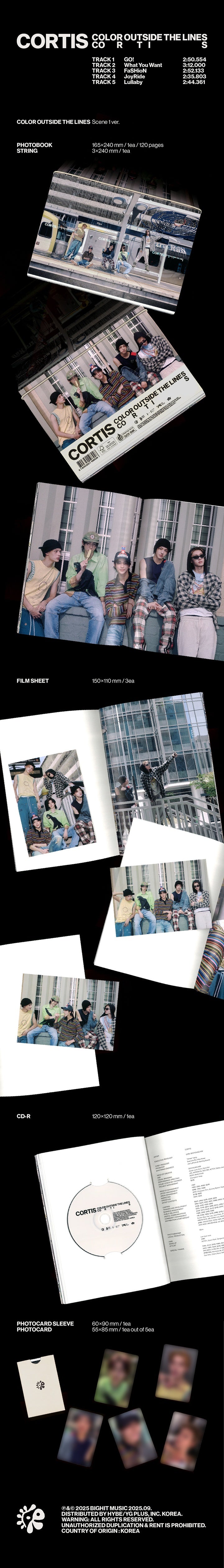 CORTIS THE 1ST EP - COLOR OUTSIDE THE LINES