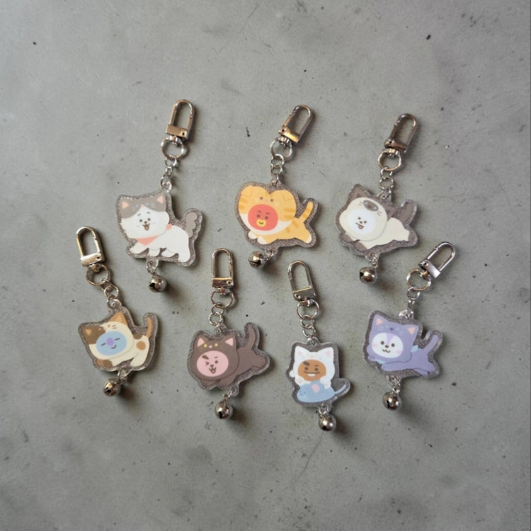 BT21 - CAT DAY ACRYLIC KEYRING