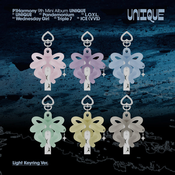 新品 P1Harmony P1NG Nugget Keyring 即日発送 P1HARMONY 9TH MINI ALBUM - UNIQUE (LIGHT KEYRING VER.)