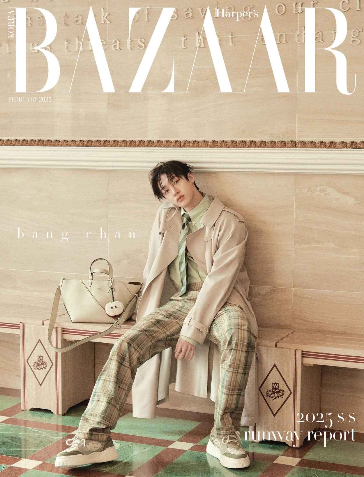BAZAAR - 2025. 02 (COVER. STRAY KIDS BANGCHAN) (RANDOM VER)