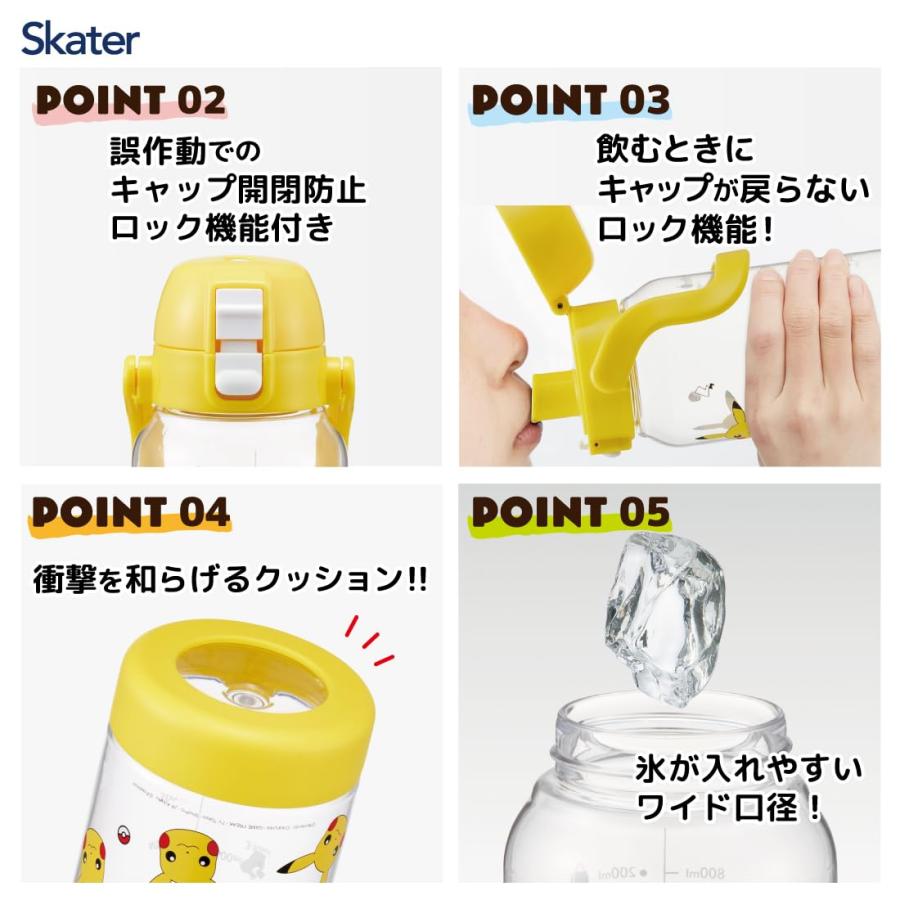 POKÉMON© Pikachu Water Bottle 1000ml (Japan Edition)