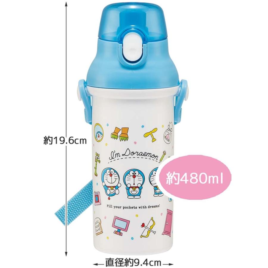 DORAEMON© Blue Water Bottle 480ml (Japan Edition)