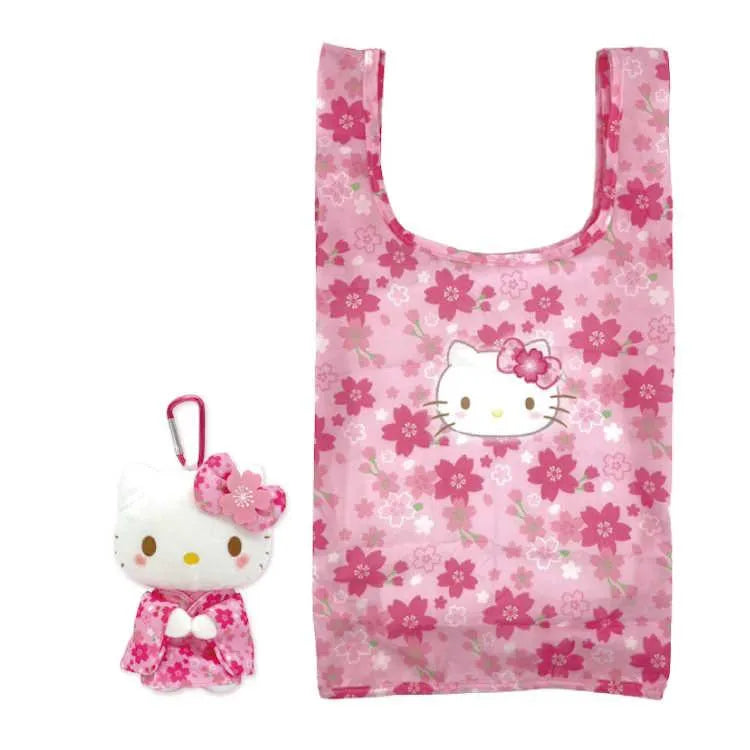 SANRIO© Hello Kitty Eco Shopping Bag & Mascot Plush (Japan Edition)
