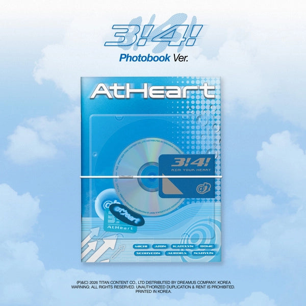ATHEART SINGLE ALBUM - 3!4! (PHOTOBOOK VER.)