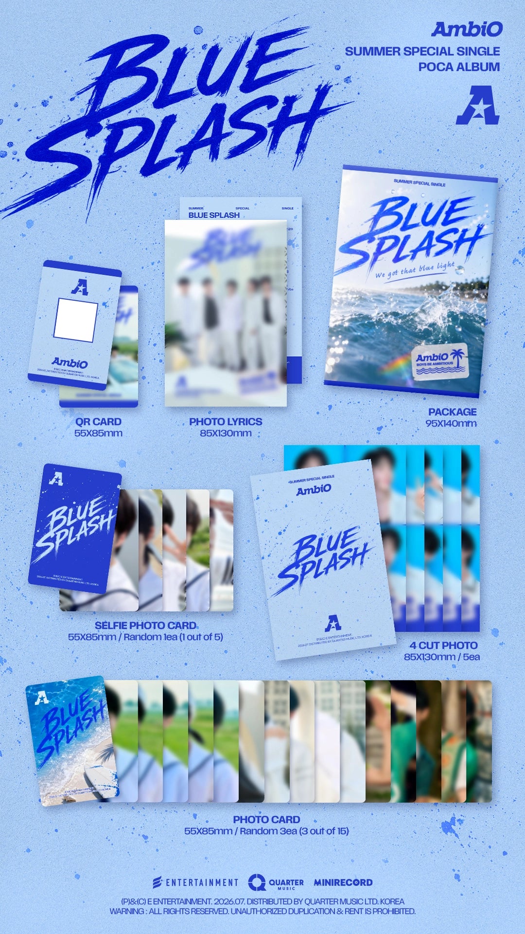 AMBIO SUMMER SPECIAL SINGLE - BLUE SPLASH