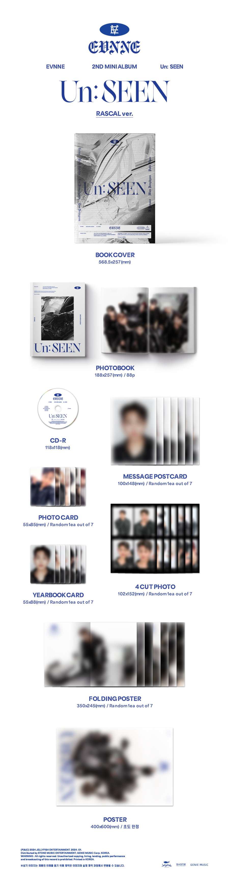 EVNNE - UN: SEEN 2ND MINI ALBUM