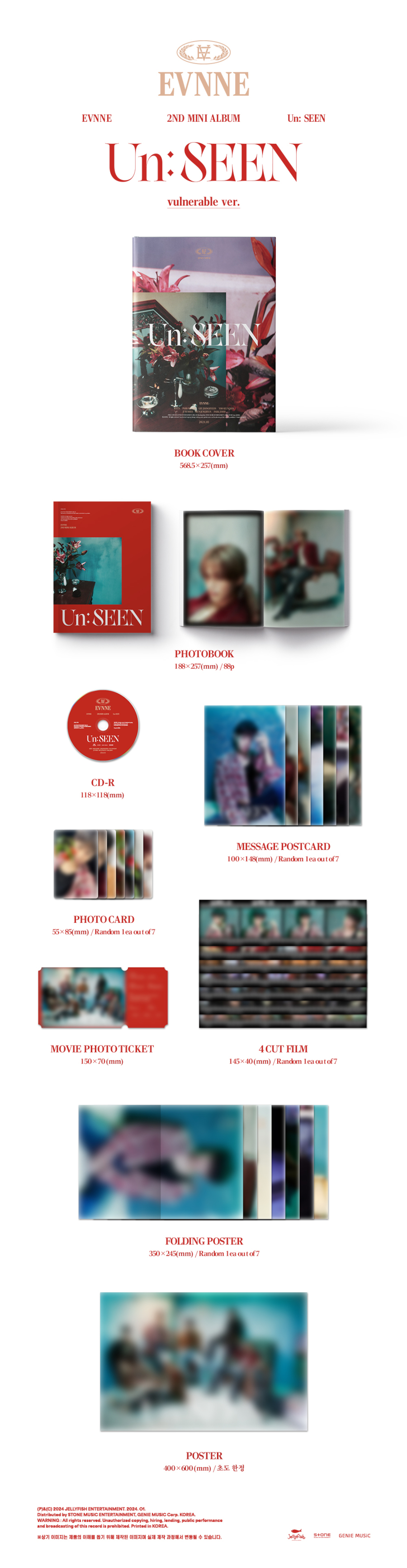 EVNNE - UN: SEEN 2ND MINI ALBUM