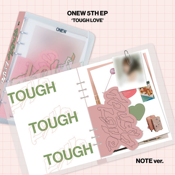 ONEW 5TH MINI ALBUM - TOUGH LOVE (NOTE VER.)