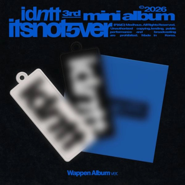 IDNTT 3RD MINI ALBUM - ITSNOTOVER (WAPPEN ALBUM)